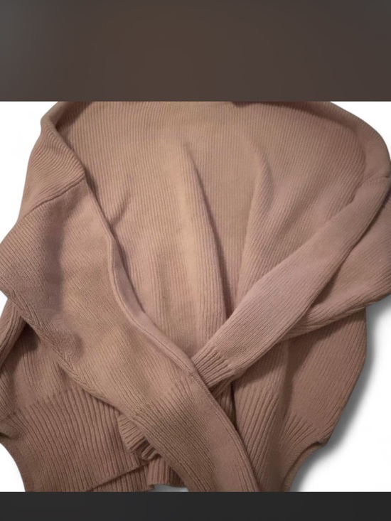 Together Sweaters - Together Dusty Rose V-Neck Ribbed Sweater